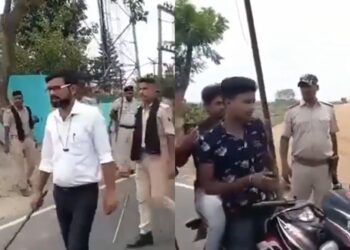 बिहार वायरल वीडियो: जो इस तरह बाइक सवारों का इलाज करता है, पुलिस ने पुरुषों को छड़ी के साथ हेलमेट नहीं पहने, घड़ी