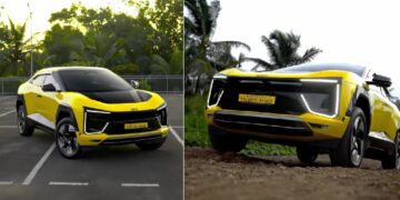 भारत का पहला पीला महिंद्रा Be6 Bumblebee vibes देता है