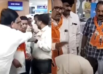 महाराष्ट्र वायरल वीडियो: शर्मनाक! एसबीआई बैंक के कर्मचारी ने भाषा के मुद्दे पर राजनीतिक श्रमिकों द्वारा हमला किया, अवाक