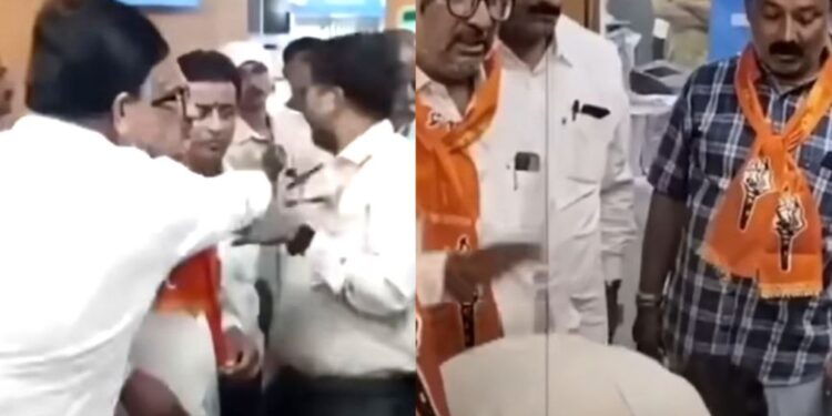 महाराष्ट्र वायरल वीडियो: शर्मनाक! एसबीआई बैंक के कर्मचारी ने भाषा के मुद्दे पर राजनीतिक श्रमिकों द्वारा हमला किया, अवाक