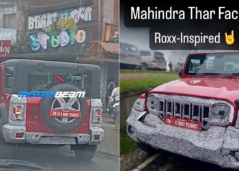 महिंद्रा थार फेसलिफ्ट थार रॉक्सएक्स से तत्वों को उधार लेने के लिए
