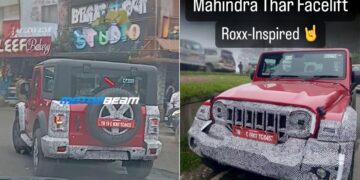 महिंद्रा थार फेसलिफ्ट थार रॉक्सएक्स से तत्वों को उधार लेने के लिए