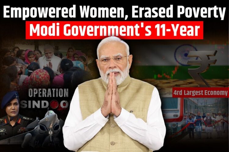 महिलाओं को सशक्त बनाने के लिए गरीबी का उन्मूलन, कैसे पीएम मोदी की भाजपा सरकार ने पिछले 11 शानदार वर्षों में भारत का चेहरा बदल दिया