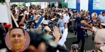 राहुल गांधी की लंदन स्पार्क्स राजनीतिक पंक्ति का दौरा करती है। भाजपा का कहना है कि उन्होंने बहरीन के लिए उड़ान भरी, ब्रिटेन नहीं