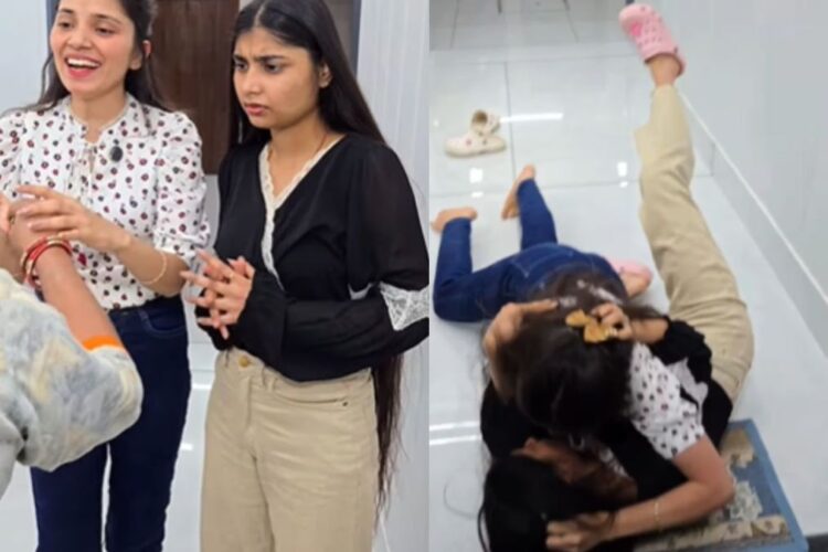 वायरल वीडियो: 'AADHEY AADHEY KAR LENA ...' बहनें अनिच्छा से रिश्तेदार से उपहार के रूप में पैसे लेती हैं, फिर महाभारत शुरू होती है