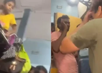 वायरल वीडियो: आदमी ट्रेन में नाबालिग लड़की के साथ दुर्व्यवहार करता है, लेडी उसे काले और नीले रंग में फेंकती है, नेटिज़ेन ने उसे किरण बेदी कहा