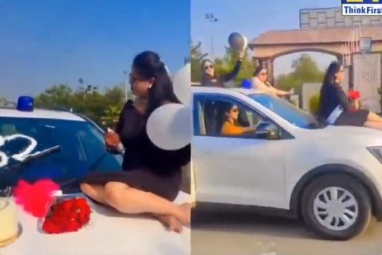 वायरल वीडियो: आधिकारिक वाहन का दुरुपयोग! डीएसपी की पत्नी पूर्ण स्वैग में जन्मदिन मनाती है, नेटिज़ेंस एगस्ट
