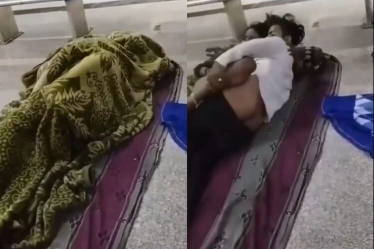 वायरल वीडियो: कंबल के तहत युगल रेलवे स्टेशन पर अंतरंग हो जाते हैं, शॉक में नेटिज़ेंस