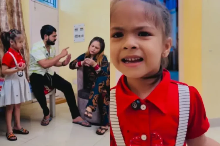 वायरल वीडियो: छोटी लड़की माँ और पिताजी की लड़ाई के बाद तंग आ जाती है, यह चीजों को सरल बनाने के लिए करती है