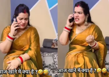 वायरल वीडियो पति ने डिनर मेनू के बारे में पूछताछ करने के लिए कार्यालय से पत्नी को फोन किया, उसका चिड़चिड़ा जवाब उसे यह कहने के लिए मजबूर करता है