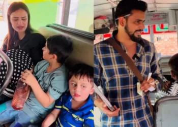वायरल वीडियो: महिला बच्चों के टिकट लेने से बचने की पूरी कोशिश करती है, गलत उम्र के अंतराल का उल्लेख करती है, कंडक्टर की प्रतिक्रिया वायरल