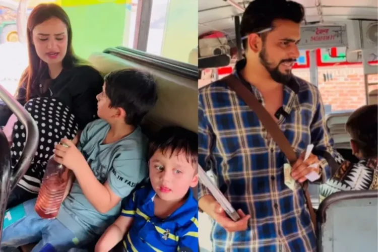 वायरल वीडियो: महिला बच्चों के टिकट लेने से बचने की पूरी कोशिश करती है, गलत उम्र के अंतराल का उल्लेख करती है, कंडक्टर की प्रतिक्रिया वायरल