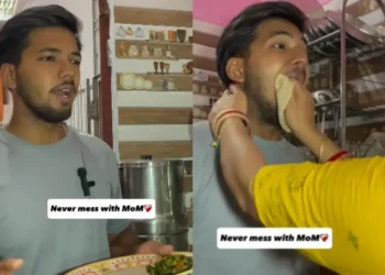 वायरल वीडियो: मा से पन्हा नाहि! लड़का मां से रोटी के लिए तत्काल पूछता है, यह वही है जो वह करता है, देखो
