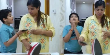 वायरल वीडियो: माँ को पता है कि उसके बेटे ने स्कूल में सबसे ऊपर है, फोन को काटते हुए कहा कि 'गलत नंबर,' नेटिज़ेन 'स्कैम है' कहता है