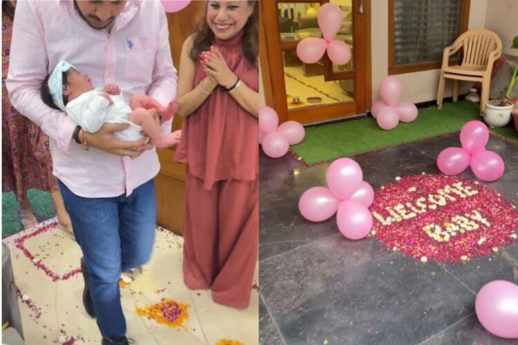 वायरल वीडियो: 'मेरे घर अयई एक नान्ही परी' परिवार 56 साल बाद बेबी गर्ल के साथ आशीर्वाद, उत्सव पर बड़ा हो जाता है