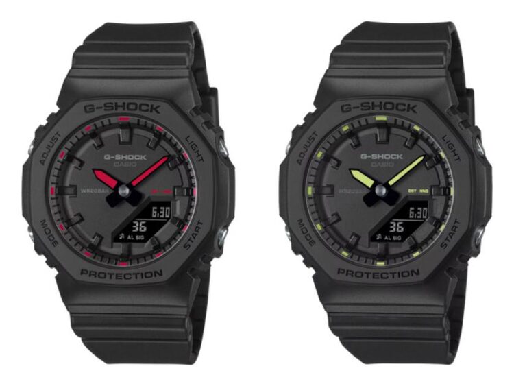 शॉकप्रूफ और वाटरप्रूफ: CASIO G-SHOCK GMA-P2100SA-1A1 और GMA-P2100SA-1A2 यूरोप में उपलब्ध है