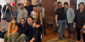 सचिन तेंदुलकर आमिर खान के निवास पर एक जादुई संगीत रात के लिए रणबीर कपूर और 'सीतारे ज़मीन पार' के साथ जुड़ते हैं