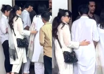 'स्टॉप रिकॉर्डिंग' पैप्स ने हवाई अड्डे पर करिश्मा कपूर को फिल्माने के लिए पटक दिया क्योंकि वह सुज़य कपूर की प्रार्थना के लिए रवाना होती है