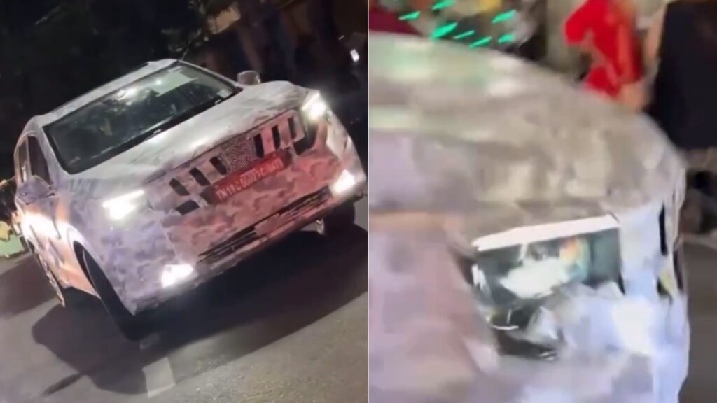 आगामी महिंद्रा XUV700 फेसलिफ्ट स्पीड टेस्टिंग, जल्द ही लॉन्च