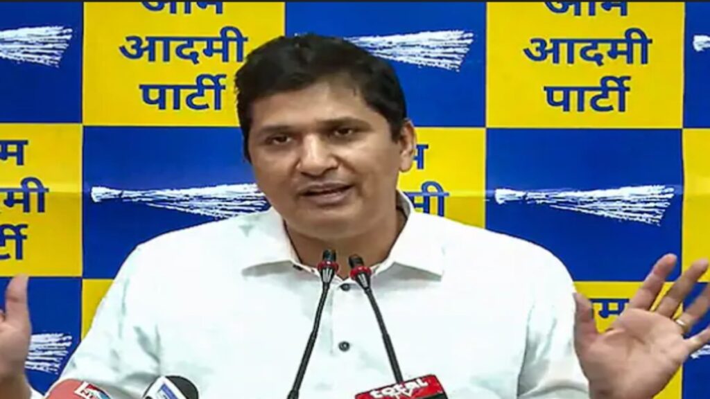 'फोर-इंजन' सरकार फिर से विफल रही: सौरभ भारद्वाज स्लैम्स भाजपा के लिए दिल्ली वाटरलॉगिंग