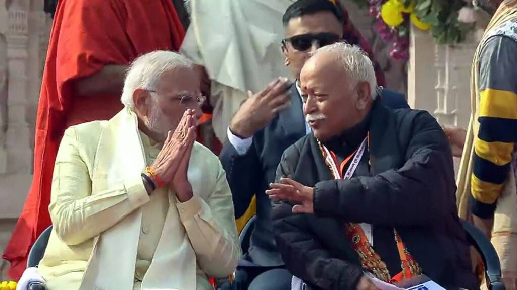 मोहन भागवत ने सुझाव दिया कि नेताओं को 75 के बाद 'एक तरफ कदम' करना चाहिए, ओप्पन ने टिप्पणी को 'मोदी को अनुस्मारक' कहा।