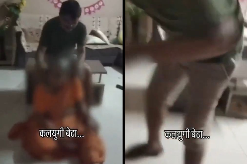 वायरल वीडियो: बेटा क्रूरता से मां को चप्पल के साथ मारता है, उसे मारता है, अपने घर में घूंसे में शासन करता है, ऑनलाइन तूफान स्पार्क करता है