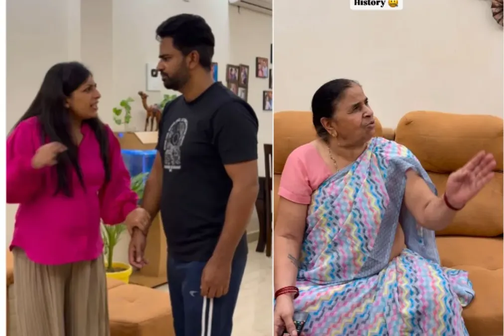 वायरल वीडियो: माँ ने हिलाया, बेटा हैरान! बेटा सास-बहू लड़ाई में स्मार्ट अभिनय करने की कोशिश करता है, सबक कठिन तरीके से सीखता है