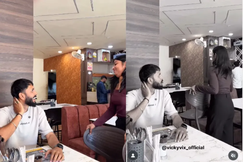 वायरल वीडियो: लड़की प्यार से एक रेस्तरां में बैठे लड़के से पूछती है 'आप सिंगल हैं,' फिर ऐसा करता है