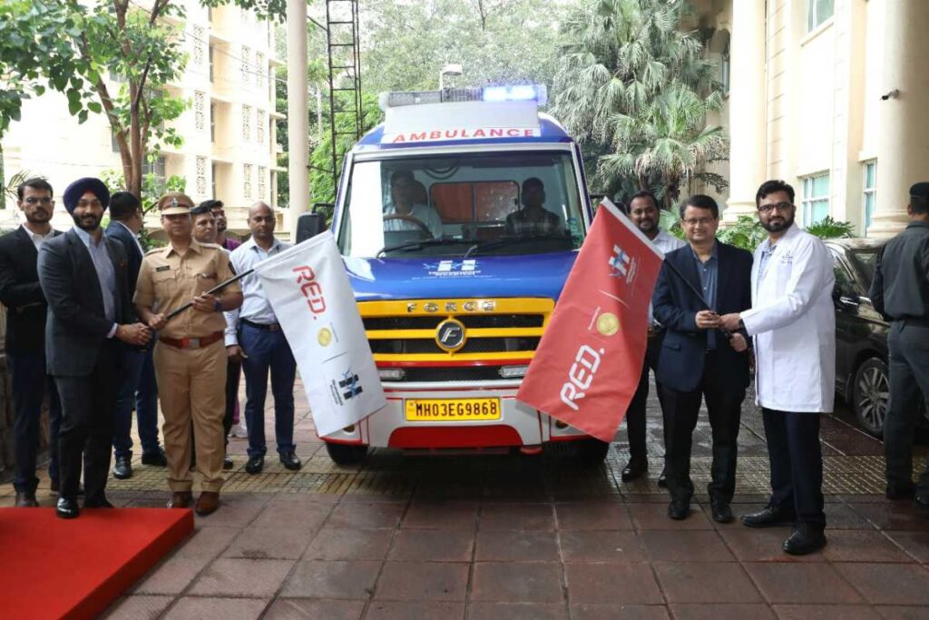 सेंट्रल मुंबई की पहली 5 जी एम्बुलेंस लॉन्च हुई