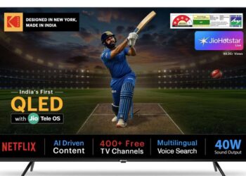Jiotele OS ने भारत में KODAK 4K QLED TV के साथ डेब्यू किया