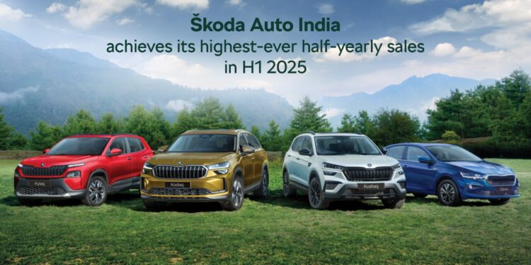 Skoda Auto India अपनी उच्चतम आधे-आधी वार्षिक बिक्री को प्राप्त करता है