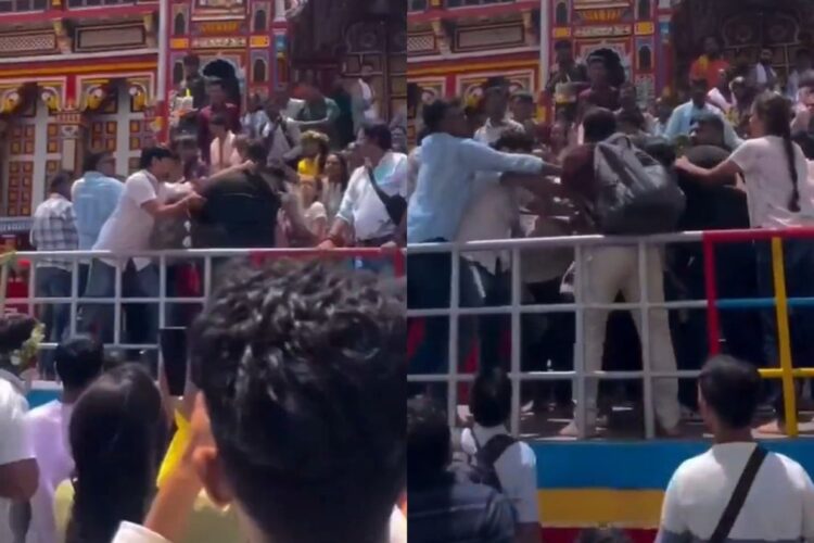 उत्तराखंड वायरल वीडियो: विश्वास फिस्टफाइट में बदल जाता है! फ़ोटो क्लिक करने पर बद्रीनाथ टेम्पल गेट पर भक्त टकराव, नेटिज़ेंस चौंक गए