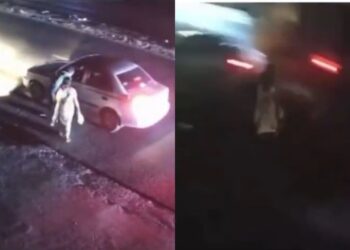 पुणे वायरल वीडियो: पुरुष और महिला सड़क के किनारे कार में प्रवेश करने के बारे में, तेज गति से वाहन को हिट करते हैं, जाँच करें कि आगे क्या होता है
