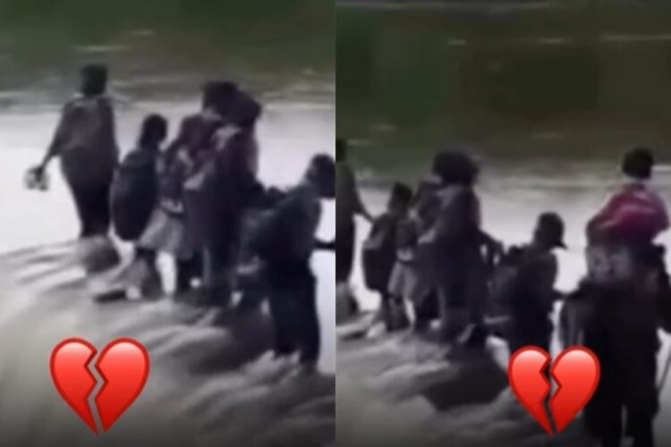 महाराष्ट्र वायरल वीडियो: पालघार में बच्चे स्कूल के लिए दैनिक जीवन-धमकाने वाला मार्ग लेते हैं, क्रॉस ओवरफ्लोइंग नदी, सार्वजनिक मांग कार्रवाई