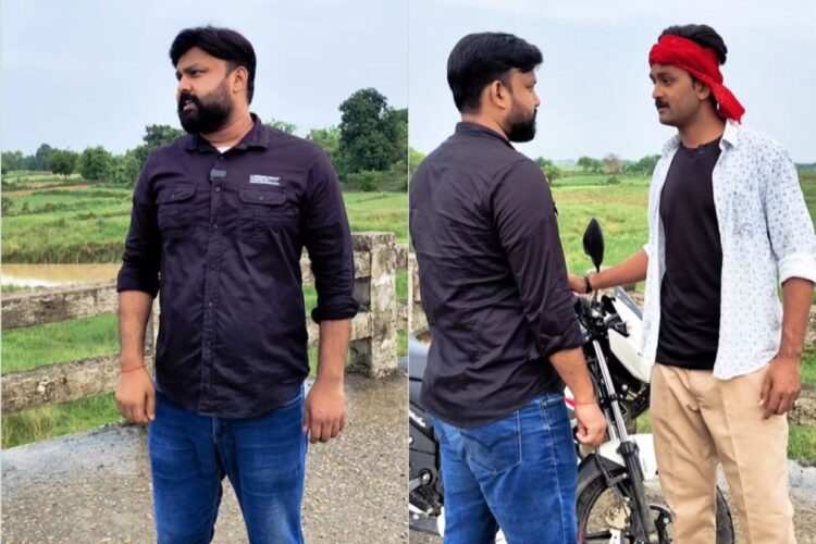 वायरल वीडियो: देसी रोड रेज! बाइकर पैदल यात्री को अपने पैतृक धन को दिखाता है, जब वह बाहर निकालता है तो कवर के लिए दौड़ता है ...।