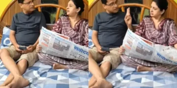वायरल वीडियो: 'पाटी दरिया दिल होटा है' पति के बाहर विश्व उदाहरण के लिए पत्नी की चिंता का मुकाबला करने के लिए बढ़ती ड्रम की तरह घटनाओं को हिलाता है, इंटरनेट, घड़ी
