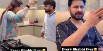 वायरल वीडियो: भाभी ने देवर को भैया के साथ दुर्व्यवहार करने के लिए उकसाया, पति के सामने वापस मुड़ता है, लर्च में लर्च में भाई