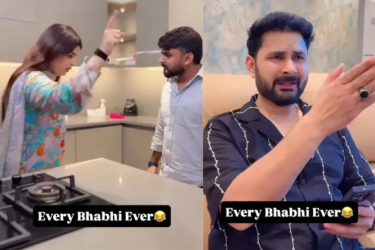 वायरल वीडियो: भाभी ने देवर को भैया के साथ दुर्व्यवहार करने के लिए उकसाया, पति के सामने वापस मुड़ता है, लर्च में लर्च में भाई