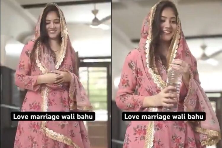 वायरल वीडियो: लव मैरिज के साइड इफेक्ट्स! बहू सासुर के कटोरे में दाल के बजाय पानी डालता है, उसकी झुंझलाहट वायरल