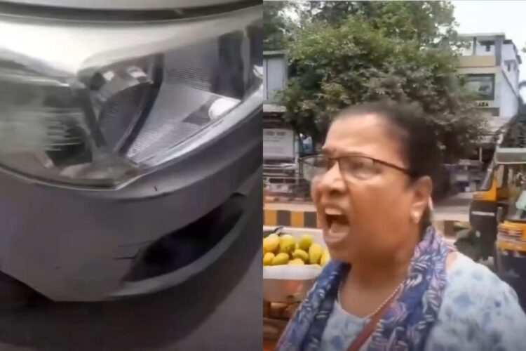 वायरल वीडियो: सशक्त या ....! महिला कार दुर्घटना के बाद बेटे के आईपीएस के खिताब का दुरुपयोग करती है, 'आईपीएस की मा हून,' खतरा ऑनलाइन ट्रिगर करता है